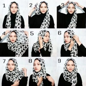 How to Wear Hijab Style For Round Face Comfortably