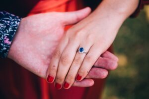 Blue Stone Atlantis Ring