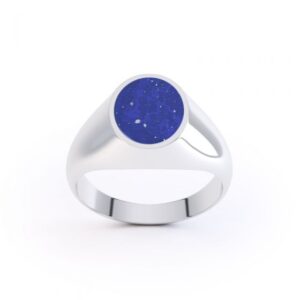 Oval Stone Set Signet Ring