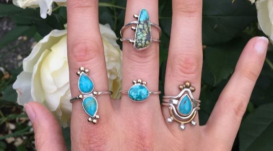 Turquoise Engagement Ring