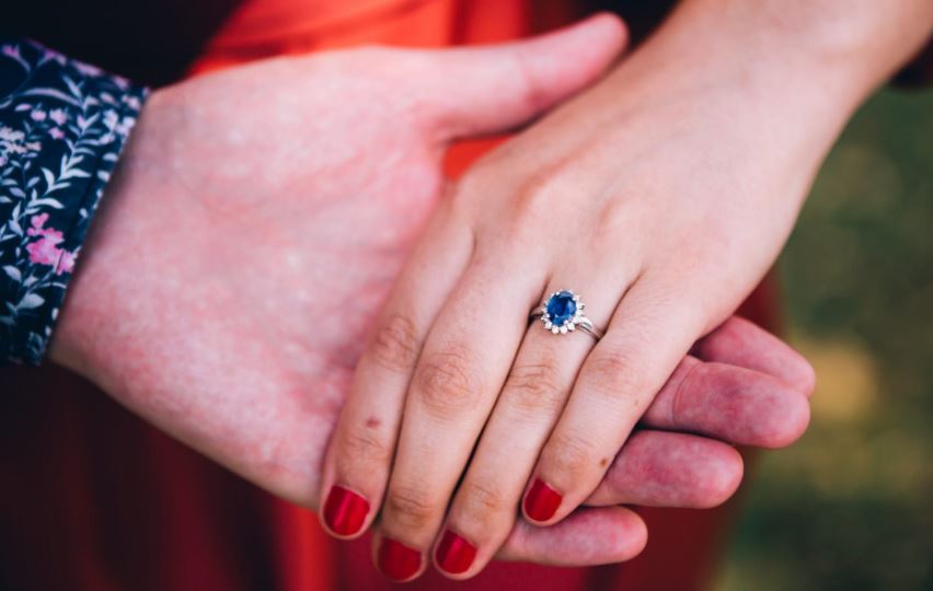 Sapphire Engagement Ring