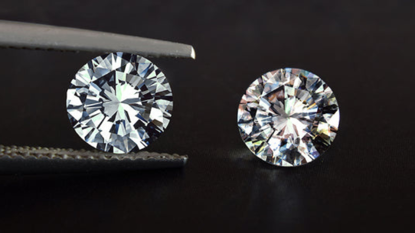 lab diamond and moissanite