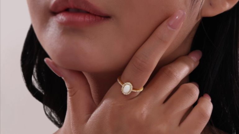 Opal Engagement Rings