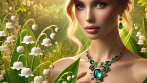 May Birth Flower & Stones – Lily of The Valley and Hawthorn